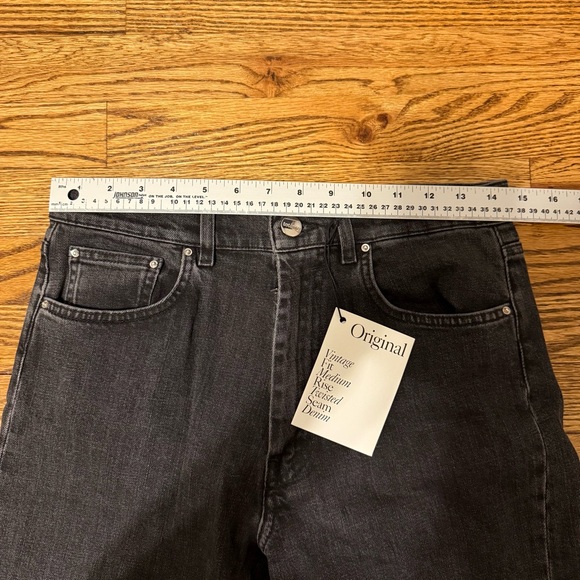 NEW TOTEME Grey Original Jeans Sz 28/32 - Picture 5 of 12